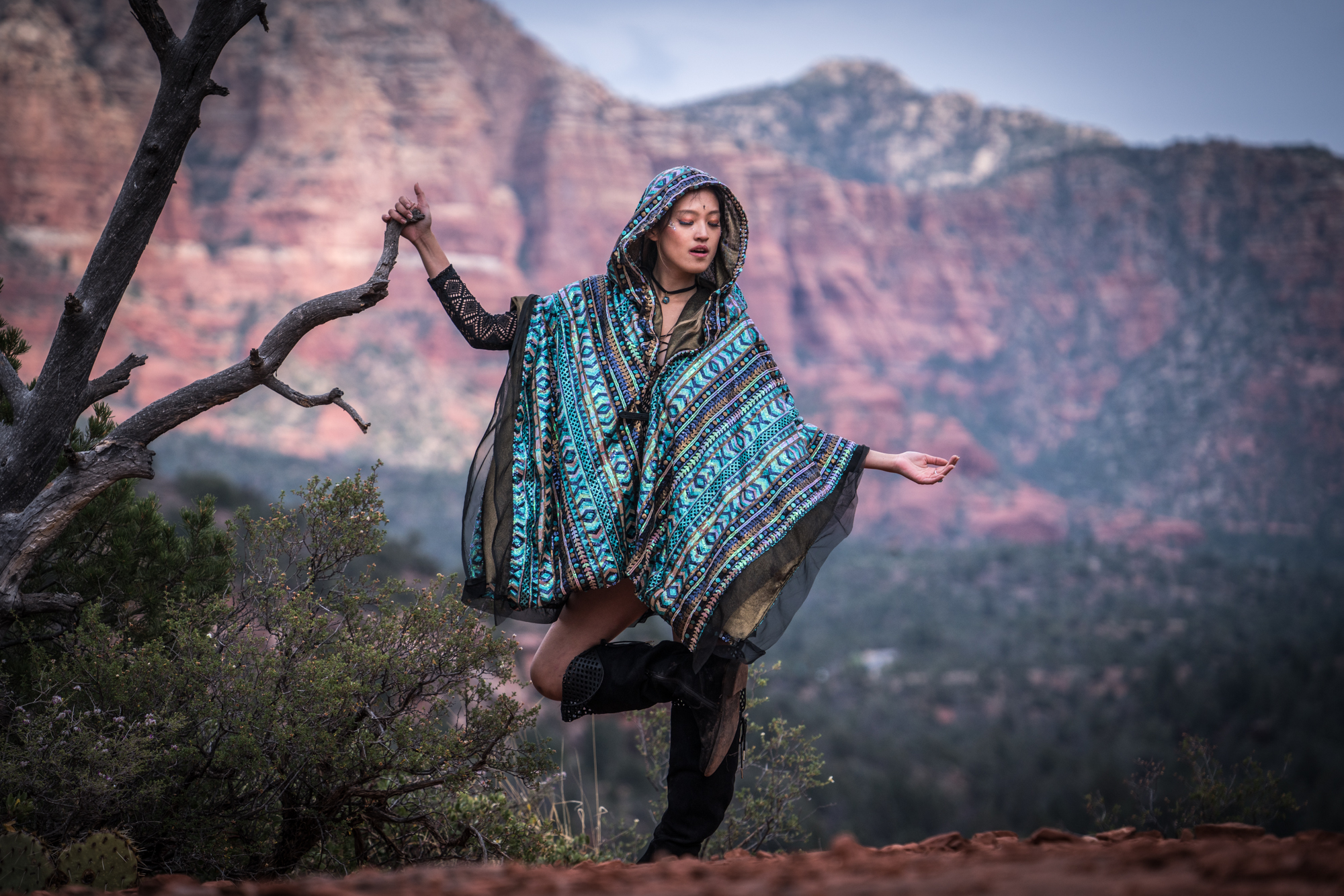 cathedral rock arizona red rocks photoshoot