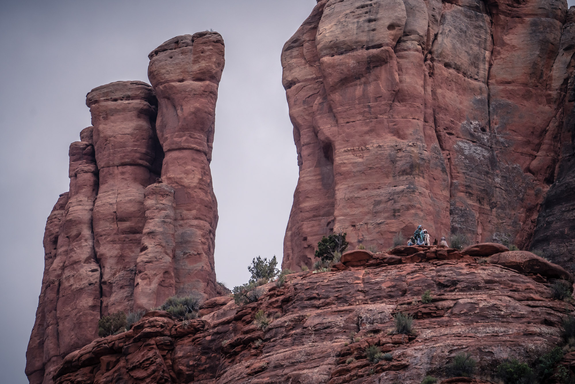 Cathedral Rock sedona arizona summit hike third saddle point