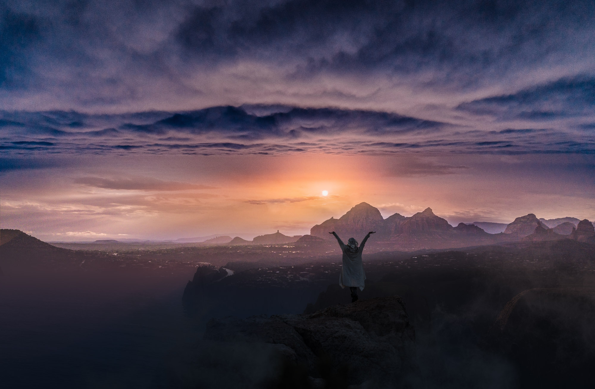 sedona arizona sunset photo