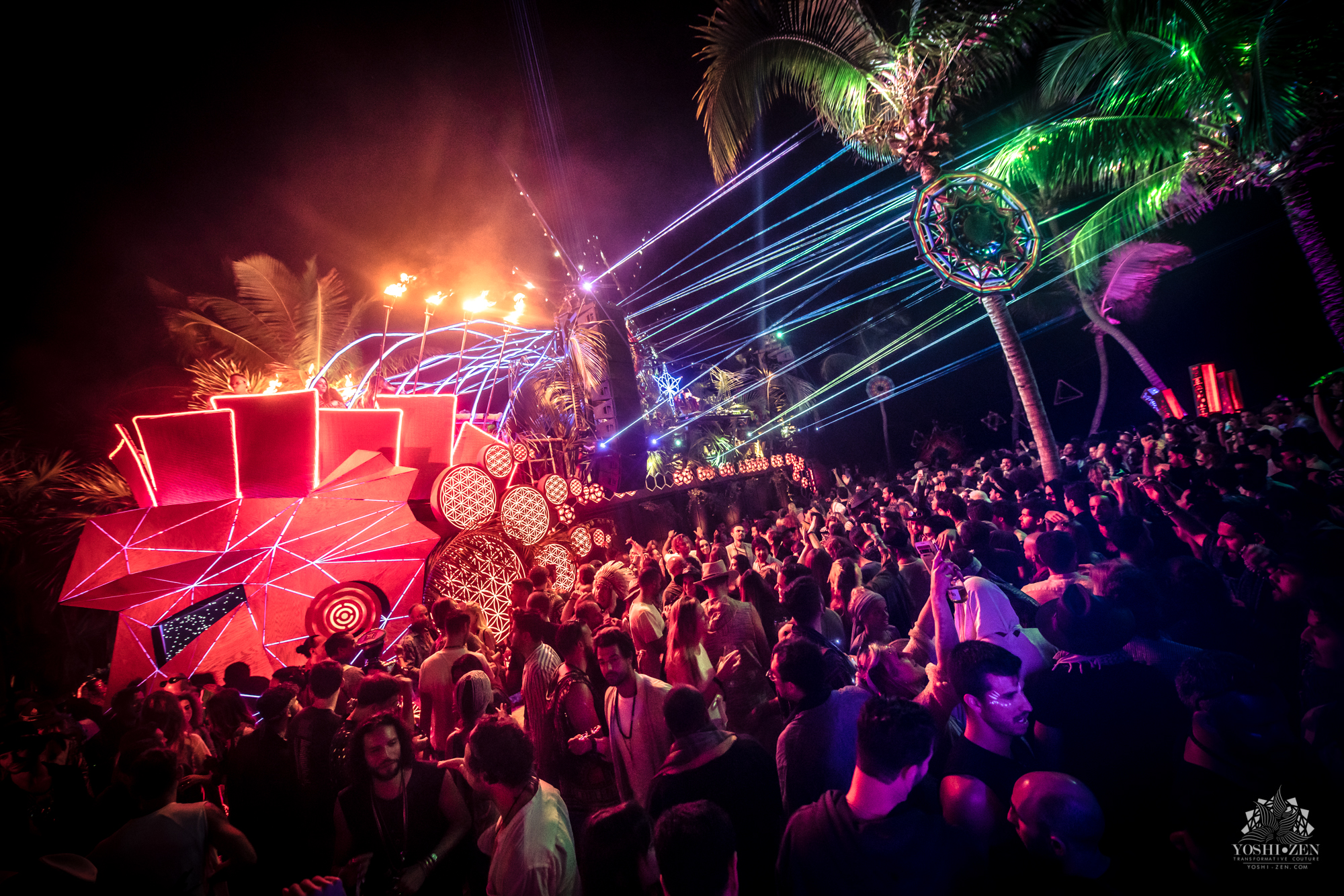 mayan warrior art car tulum 2018