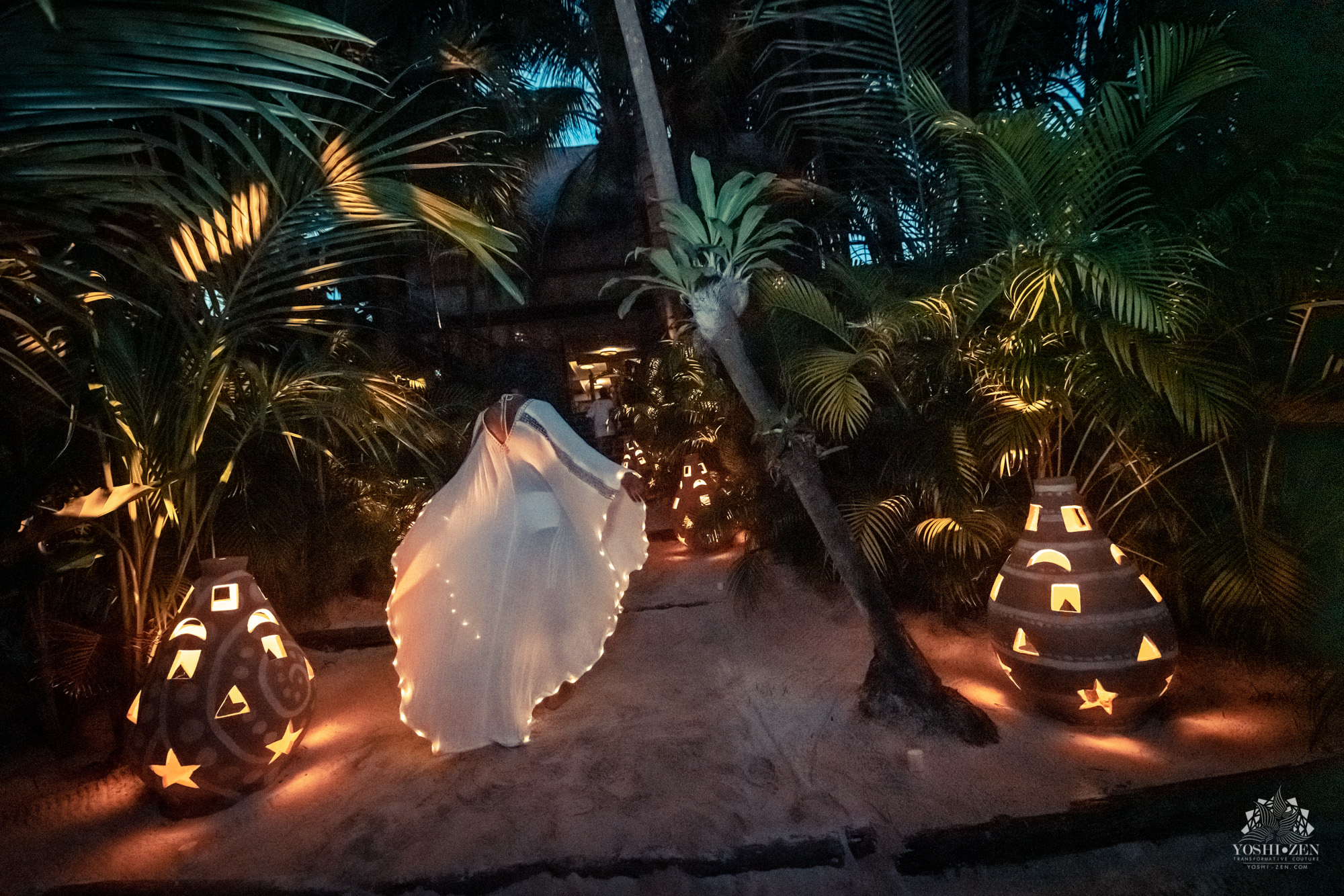 kaftan jungle beach nomade party tulum